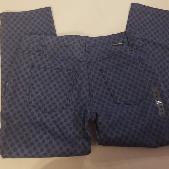 NWT Dolce & Gabbana polka dots Capri Jean pant - Picture 6 of 8